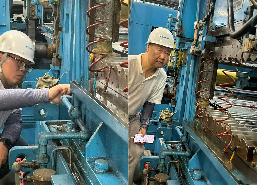 XIONGJIN team at Daikin Malaysia facility