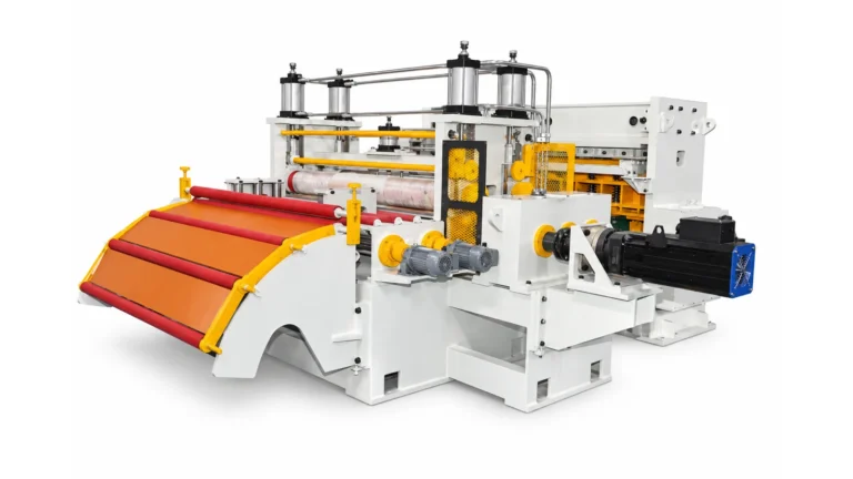 NC measuring machine and stop shear section, view one.