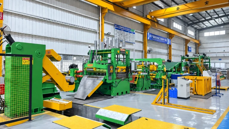 Entry equipment and precision leveler on the cut to length line