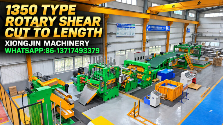 1350 type rotary shear cut to length line