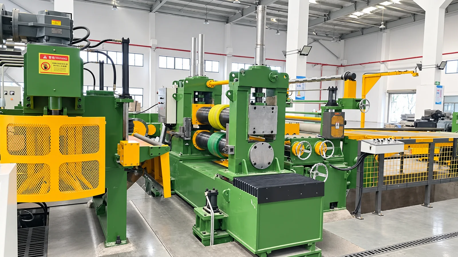 high-precision slitter on 1850 high precision slitting line