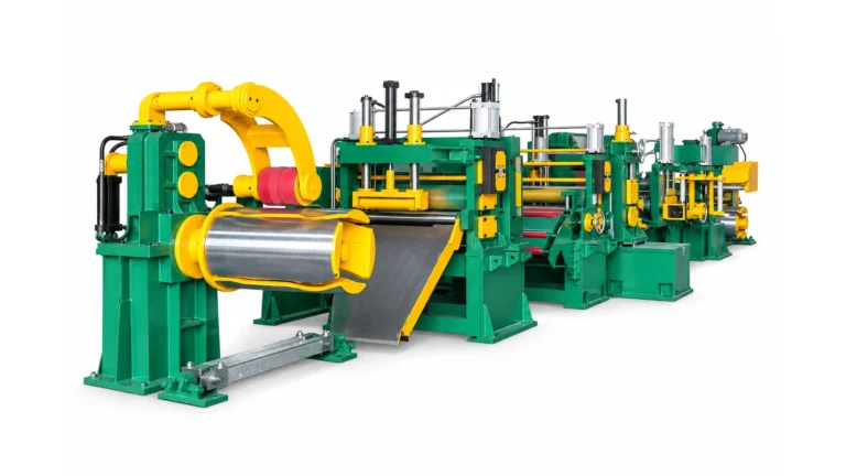 Full view of the 650 thin-gauge high-precision slitting line