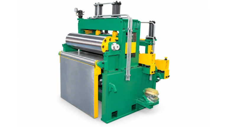 Pinch-roll and entry-table section of the 650 high-precision slitting line