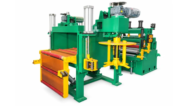 Scrap-winder and pressing section on the 650 thin-gauge slitting line