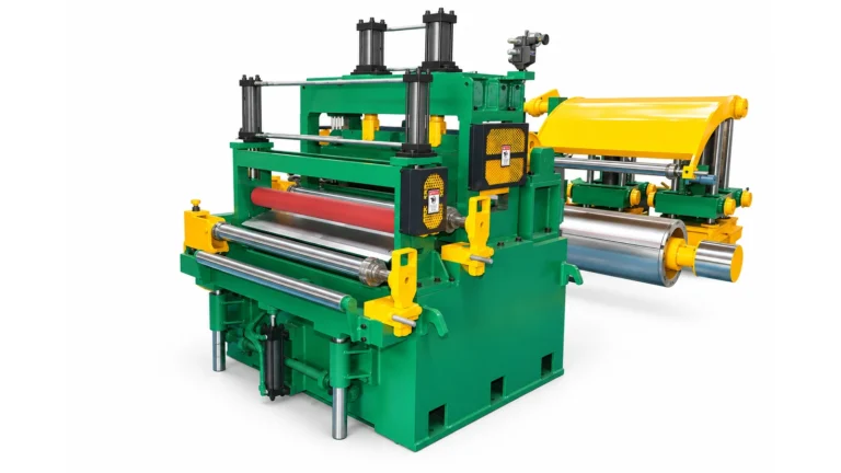 Strip separator, tension table and guiding-roll section on the 650 slitting line