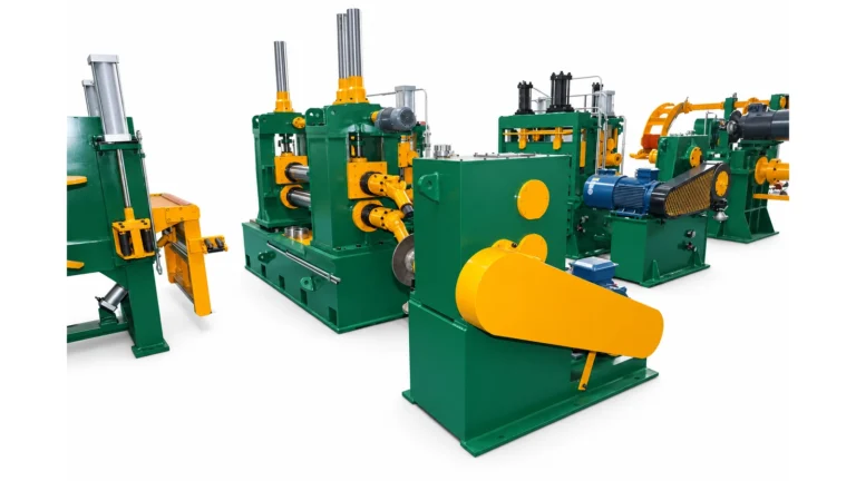 Rear-side view of the 650 high-precision slitting line
