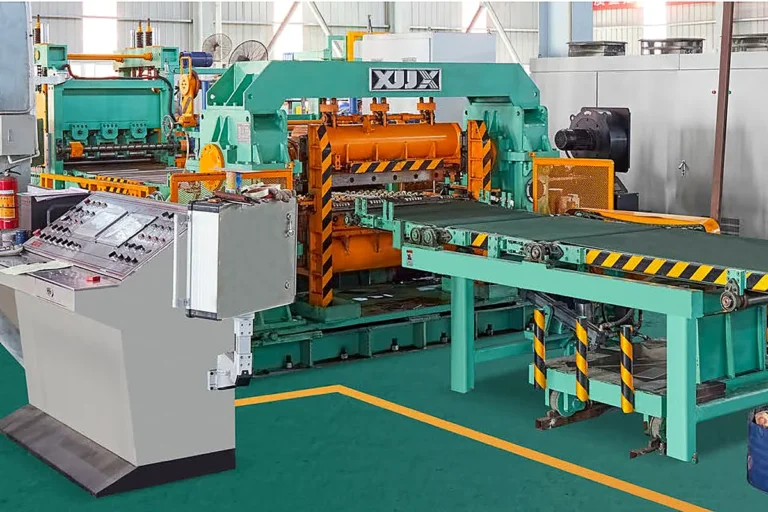 850mm high-speed leveling rotary shear cut-to-length line with continuous flying shear