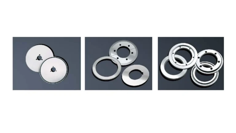 Rotary slitter knife and circular cutting components for precision steel coil slitting lines