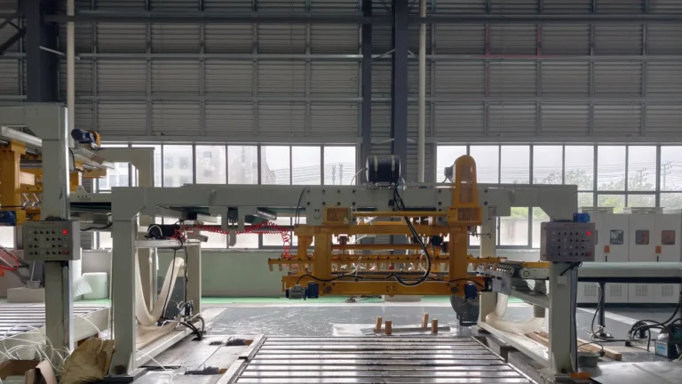 XIONGJIN 1650 type rotary shear cut-to-length line sheet conveyor and automatic stacking section