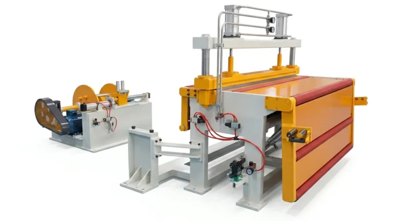 Scrap winder and pressing-table equipment in the XIONGJIN 1650 thin-gauge slitting line