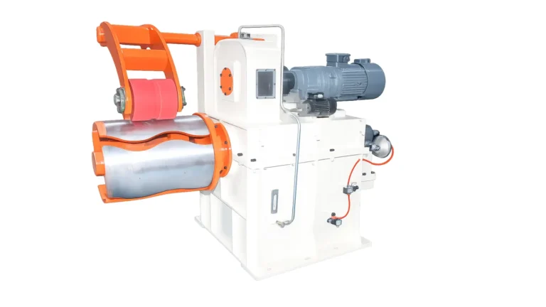 Decoiler detail for XIONGJIN 650 copper and stainless-steel slitting line