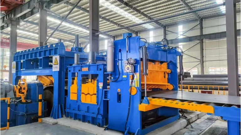 Heavy gauge dual slitter line slitting section