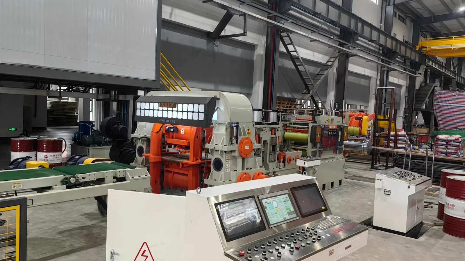 450 type cut to length line overview
