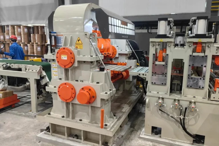 450 type rotary shear cut to length line for stainless steel
